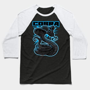 Black Cobra Strike Baseball T-Shirt